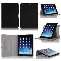 GearIt Apple iPad Air Case - 360 SPINNER Folio Rotating Smart Cover Stand for iPad Air - Twill Black