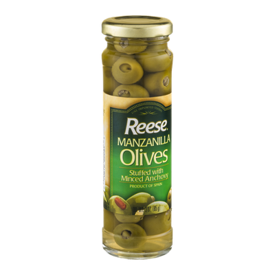 Reese Manzanilla Olives Stuffed with Minced Anchovy