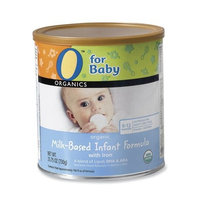O Organics for Baby Organic Milk-Based Infant Formula with Iron, 25.75-Ounce Canister
