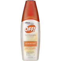 OFF! FamilyCare Unscented with Aloe Vera Insect Repellent