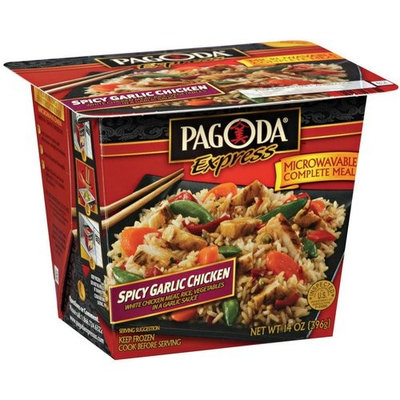 Pagoda Express Complete Meal Spicy Garlic Chicken, 14 oz