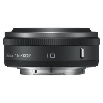 Nikon 1 Nikkor 10mm f/2.8 Fixed Lens - Black