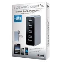 iSound 4 USB Wall Charger Pro for iPad/iPhone/iPod and any USB