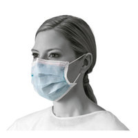 Medline Earloop Face Mask, 25 ct, 24 Boxes per Case