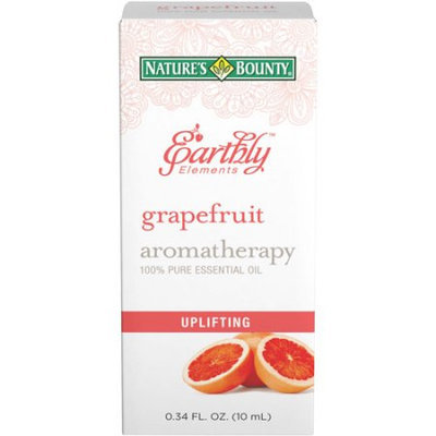 Nature's Bounty Earthly Elements Grapefruit Aromatherapy 100% Pure Essential Oil, 0.34 fl oz