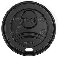 DIXIE DL9538B Dome Lid,8 oz, Black, PK1000
