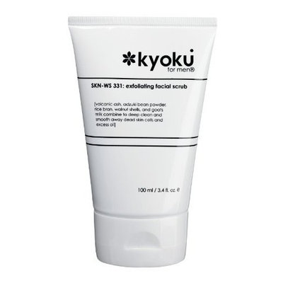 Kyoku for Men Exfoliating Facial Scrub, 3.4 Fluid Ounce