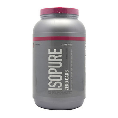 Nature's Best Isopure Zero Carb Alpine Punch Protein Drink Mix Powder