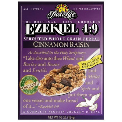 Food for Life Ezekiel 4:9 Organic Cinnamon Raisin Cereal, 15 Pound Box