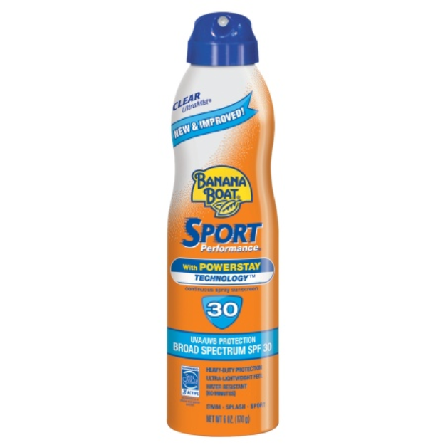 Banana Boat Sport Performance Clear UltraMist Sunscreen Spray With PowerStay Technology