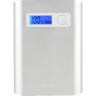 PNY P-B-10400-24-S02-RB PowerPack AD10400 1 Amp / 1 Amp / 2.4 Amp 10400mAh Portable Battery Charger