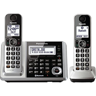 Panasonic Link2Cell KX-TGF372S Bluetooth Cordless Phone - Silver