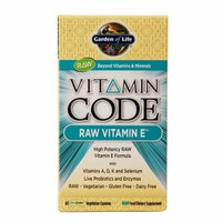 Garden of Life Vitamin Code RAW Vitamin E
