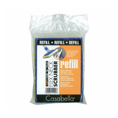 Casabella 14223 Flex Neck Tub 'n Tile Scrubber Refill - 2-Pack