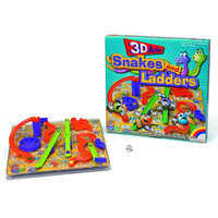 New Entertainment Ltd. Intex 3D Snakes and Ladders Board Game