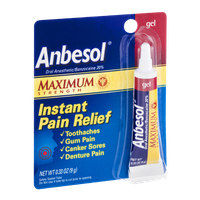 Anbesol Instant Pain Relief Maximum Strength Gel