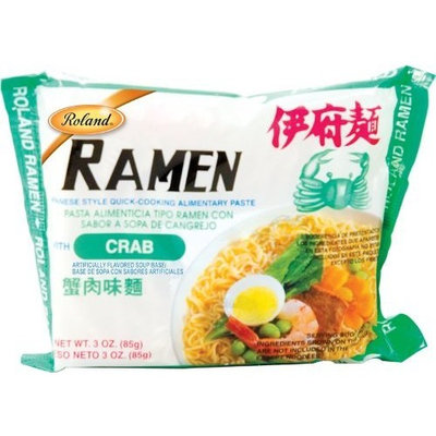 Roland Ramen with Crab, 3.05-Ounce Package (Pack of 90)