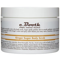 Booth's C. Booth Body Scrub, Ginger Sugar 8 oz (227 g)