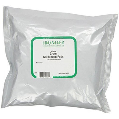 Frontier Cardamom Pods, Green, Whole, 16 Ounce Bag