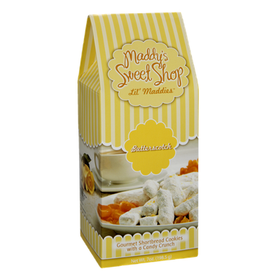Maddy's Sweet Shop Lil' Maddies Butterscotch Gourmet Shortbread Cookies