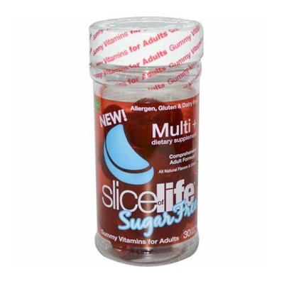 Hero Nutritionals Slice of Life Multi plus Sugar Free Adult Gummies Assorted Fruit Flavors 30 Gummie