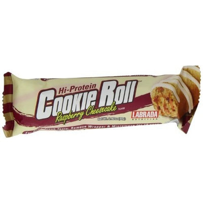 Labrada Nutrition Cookie Roll Bar, Raspberry Cheesecake, 12-Count
