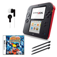 Nintendo 2DS Red Bundle with Game and Accessories