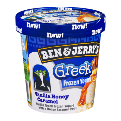 Ben & Jerry's® Vanilla Honey Caramel Greek Frozen Yogurt