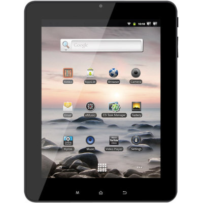 Coby 8 Inch Kyros Touchscreen Internet Tablet With Built-in Camera and Microphon