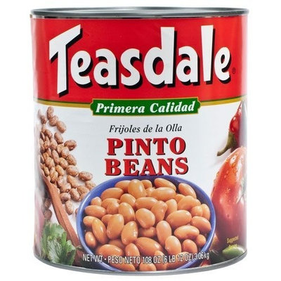 Teasdale Pinto Beans - 1 can, 6 lbs 12 oz