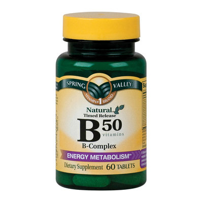 Spring Valley Natural Timed Release B50 B-Complex Tablets