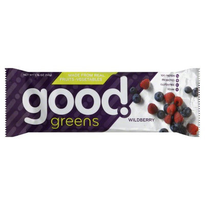 Good Greens Wellness Bar Gluten Free Wildberry 1 Bar