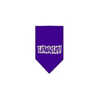 Ahi Ehrmagerd Screen Print Bandana Purple Large
