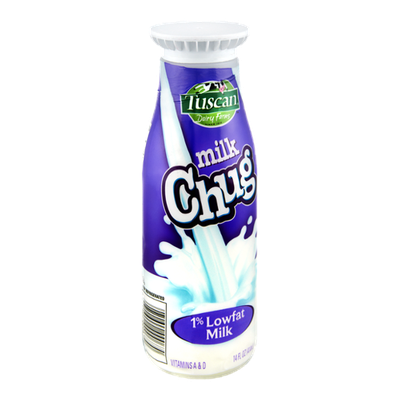 Tuscan Dairy Farms 1% Lowfat Milk Chug