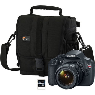 Canon 9126B003-3-KIT EOS Rebel T5 DSLR Digital Camera with Case (LP36106-0WW) an