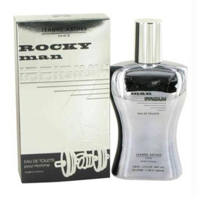 Rocky Man Irridium by Jeanne Arthes Eau De Toilette Spray 3.4 oz