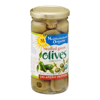 Mediterranean Organic Stuffed Green Olives Jalapeno Peppers
