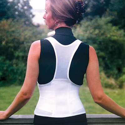 FLA Orthopedics 2000WL Original Cincher Back Support White Large