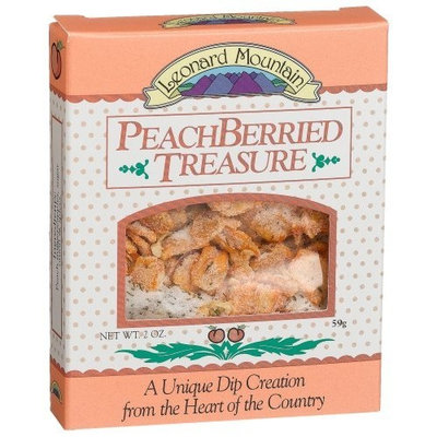 Leonard Mountain Treasure Fruit Dip, Peachberried, 2 Ounce (Pack of 6)