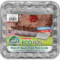 Handi-foil ECO-Foil Cook-n-Carry Square Cake Pan with Lid
