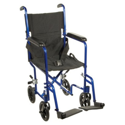 Drive Medical Transport Chair - Blue (19