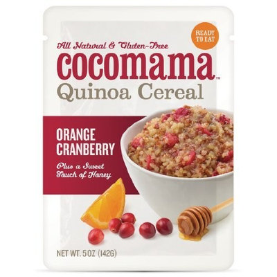 Cocomama Foods Orange Cranberry Quinoa Cereal, 5-Ounce (Pack of 3)