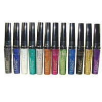 L.A. Colors 12 LA Colors Shimmer Sparking Glitter Eye Liner Set