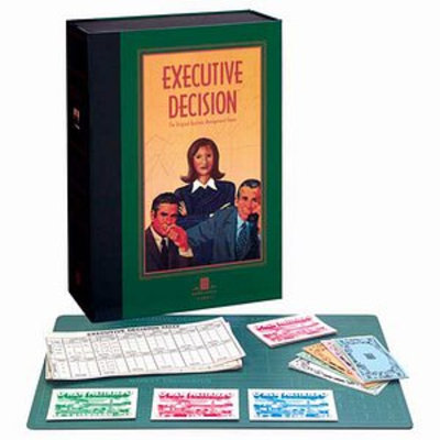 University Games Bookshelf Games Executive Dicision Game Ages 12+, 1 ea