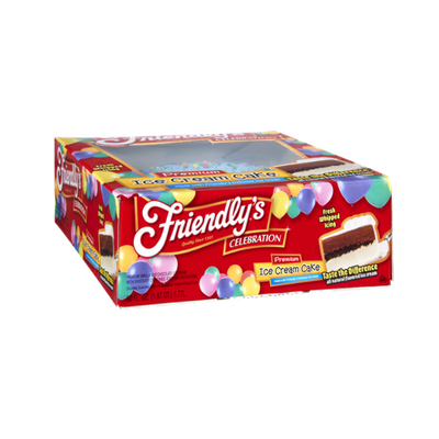 Friendly's Celebration Premium Vanilla and Chocolate Ice Cream Cake