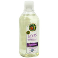 Earth Friendly Products ECOS 3x Lavender Liquid Laundry Detergent with Built-In Fabric Softener, Lavender, 32-Ounce Bottles (Pack of 6)