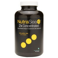 Ascenta NutraSea+D 2x Concentrated Omega-3 Supplement, Softgels Fresh Mint