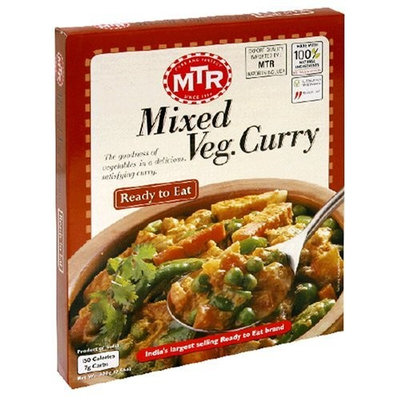 MTR Mixed Vegetable Curry, 10.58-Ounce Boxes, (Pack of 5)