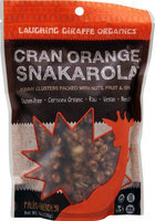 Laughing Giraffe Organics Snakarola Cran Orange 6 oz - Vegan