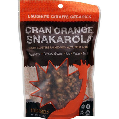 Laughing Giraffe Organics Snakarola Cran Orange 6 oz - Vegan